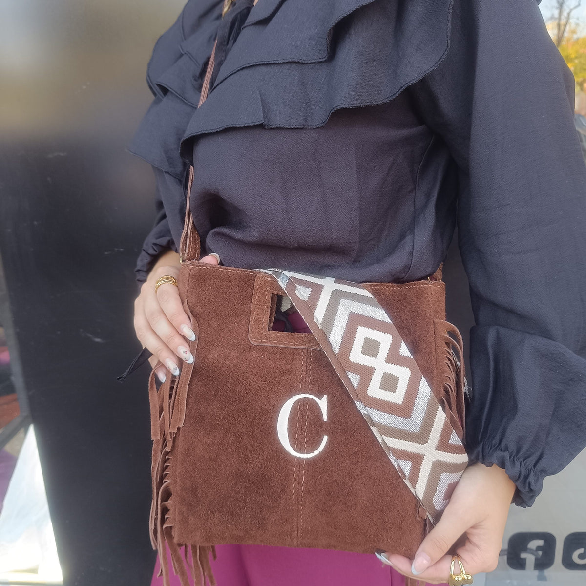 BOHO SHOPPER PERSONALIZABLE