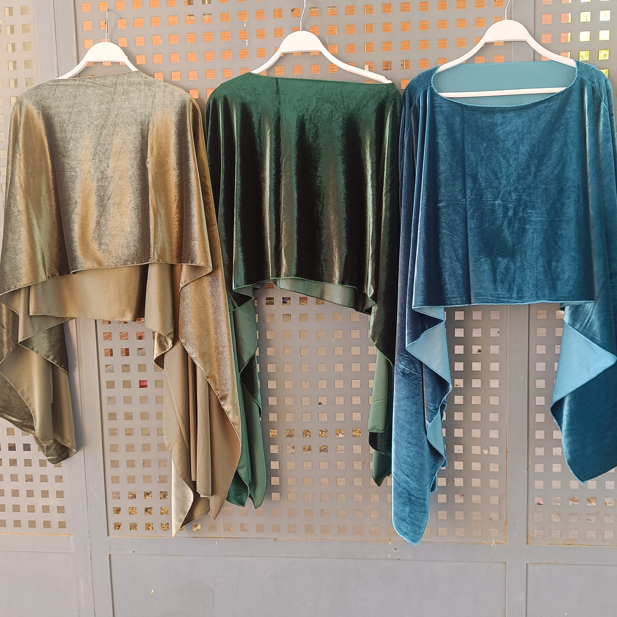 Capas de terciopelo