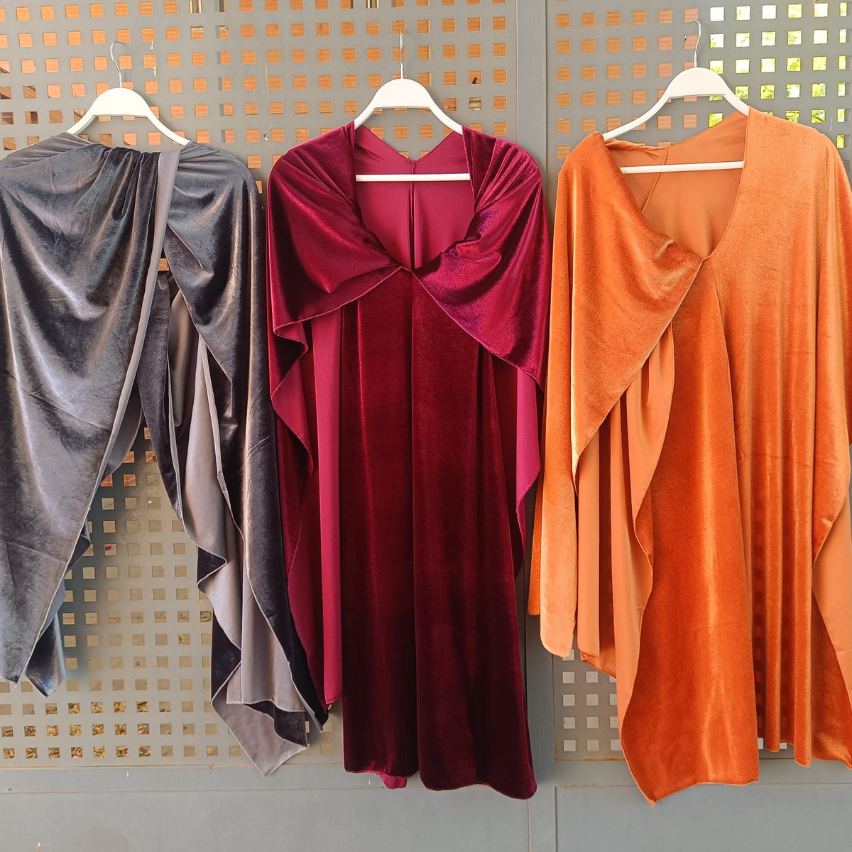 Capas de terciopelo