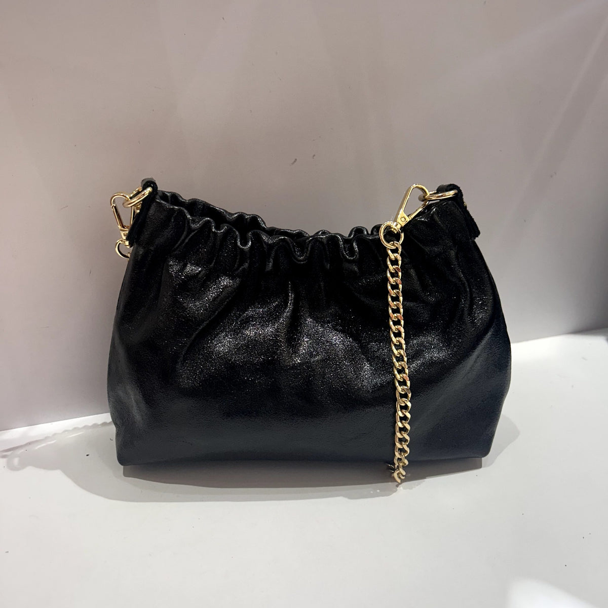 Bolsos piel fruncido