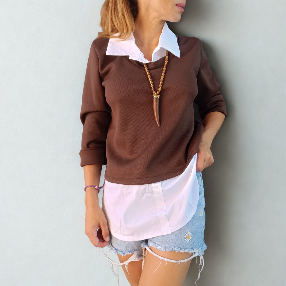 Camiseta estilo layered