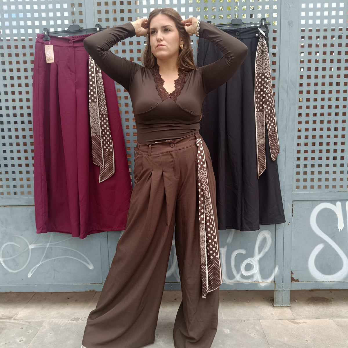 Pantalón ancho
