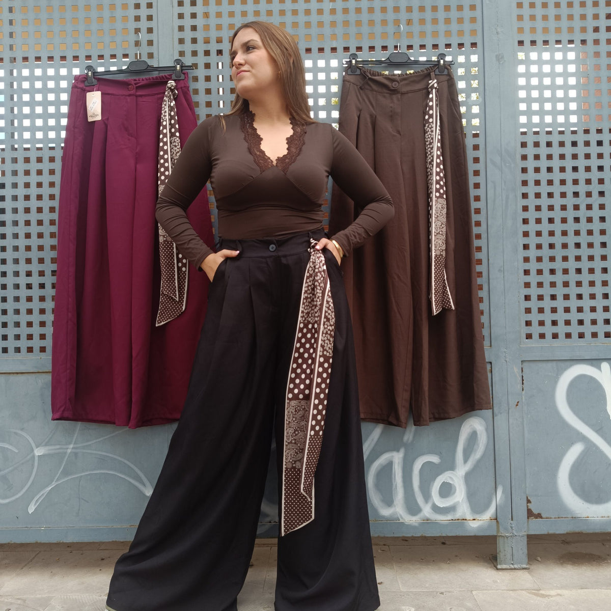 Pantalón ancho