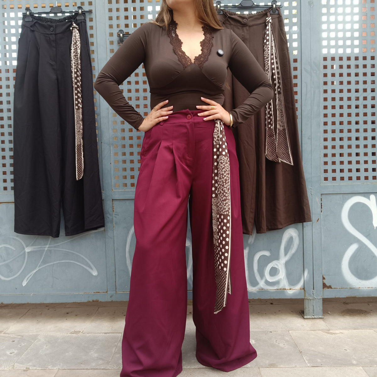 Pantalón ancho