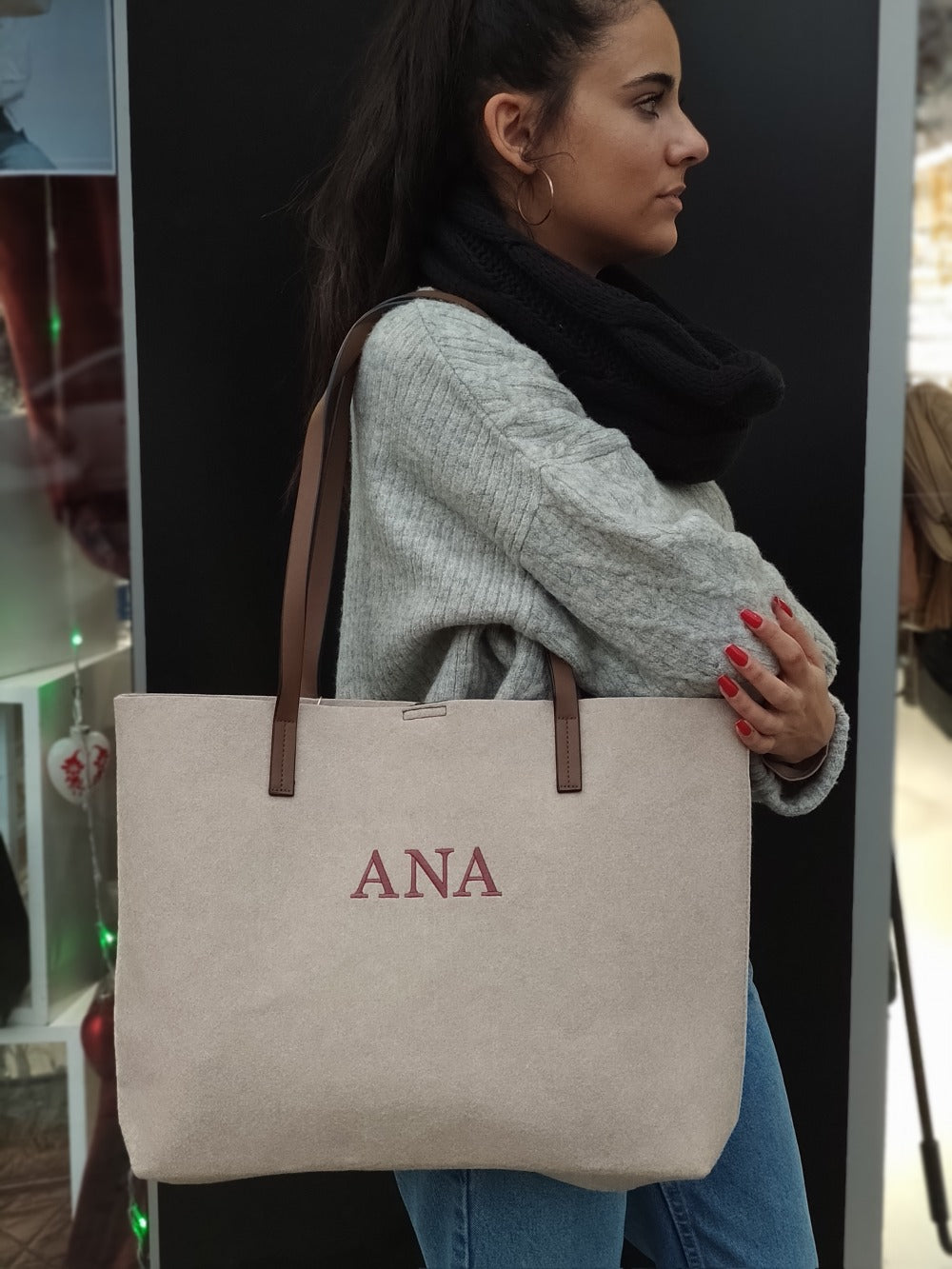 BOLSOS SHOPPER FIELTRO